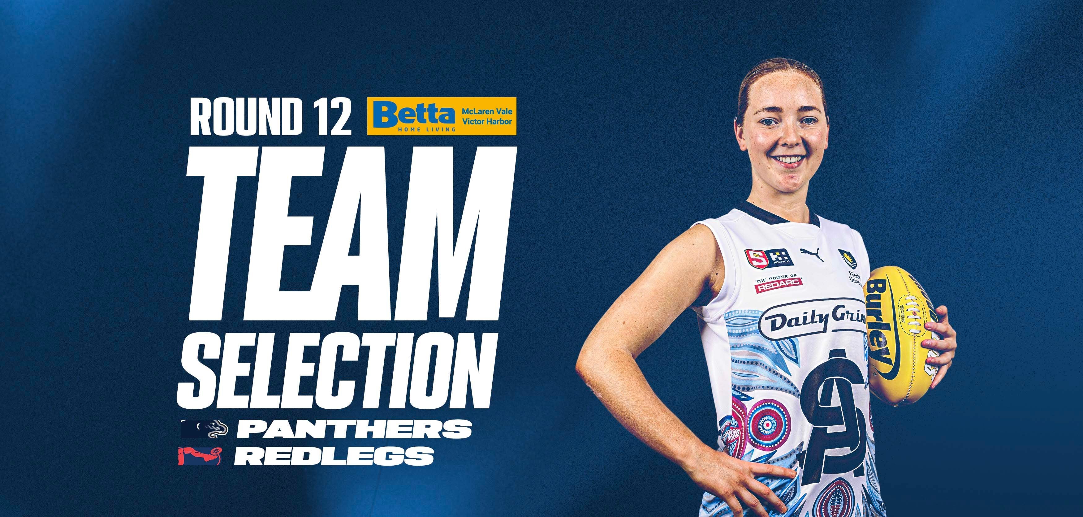 BETTA Team Selection: SANFLW Rd 12 vs Norwood BETTA Team Selection: SANFLW Rd 12 vs Norwood